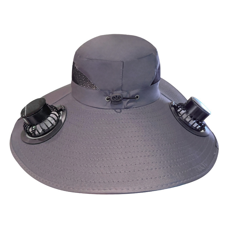 Solar Fan Hat Usb Rechargeable Fan UV Protection - Image 7